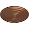 Ekena Millwork Carton Ceiling Medallion (For Canopies up to 2 5/8"), Hand-Painted Polished Copper, 12 5/8"OD x 1"P CM13CAPOS - alternate 4